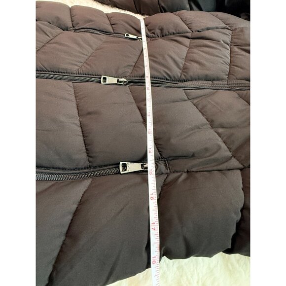 Calvin Klien New with Tags Black Puffer Jacket Detachable Hood Zip Pockets - Picture 4 of 9